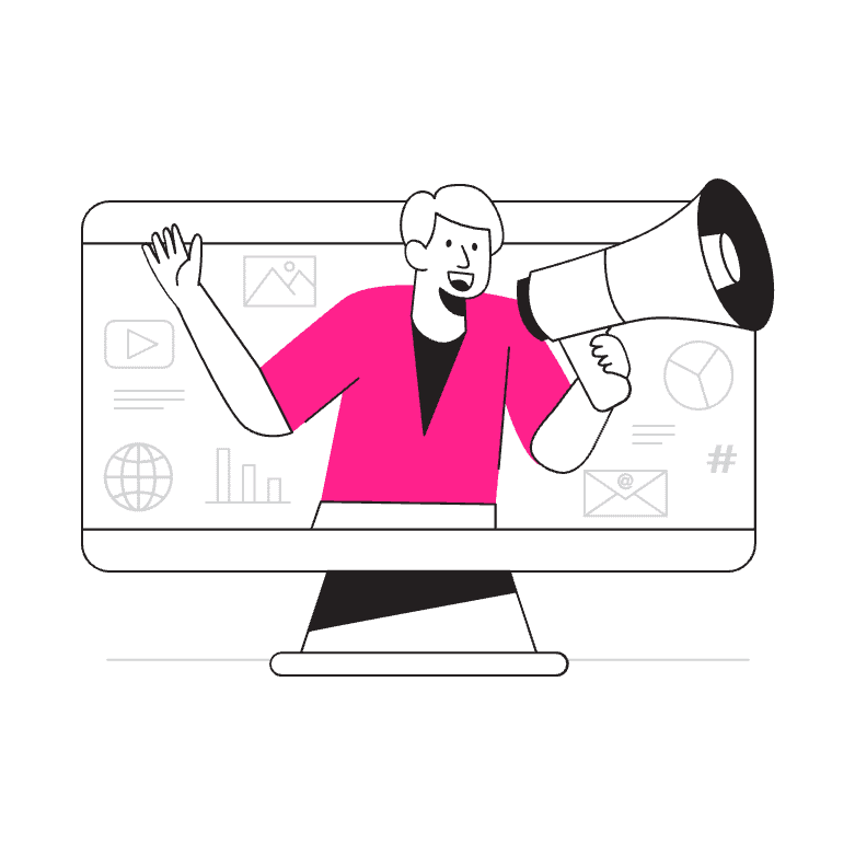 Marketing ilustration